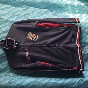 🧥⭐ED HARDY SPORT BY Christian Audigier - ALL EMBROIDERED - TRACK JACKET